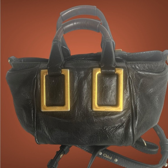 Black multi-way lambskin Chloe Ethel - Picture 2 of 10